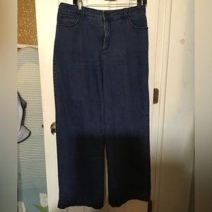 Charter Club high rise wide leg jeans